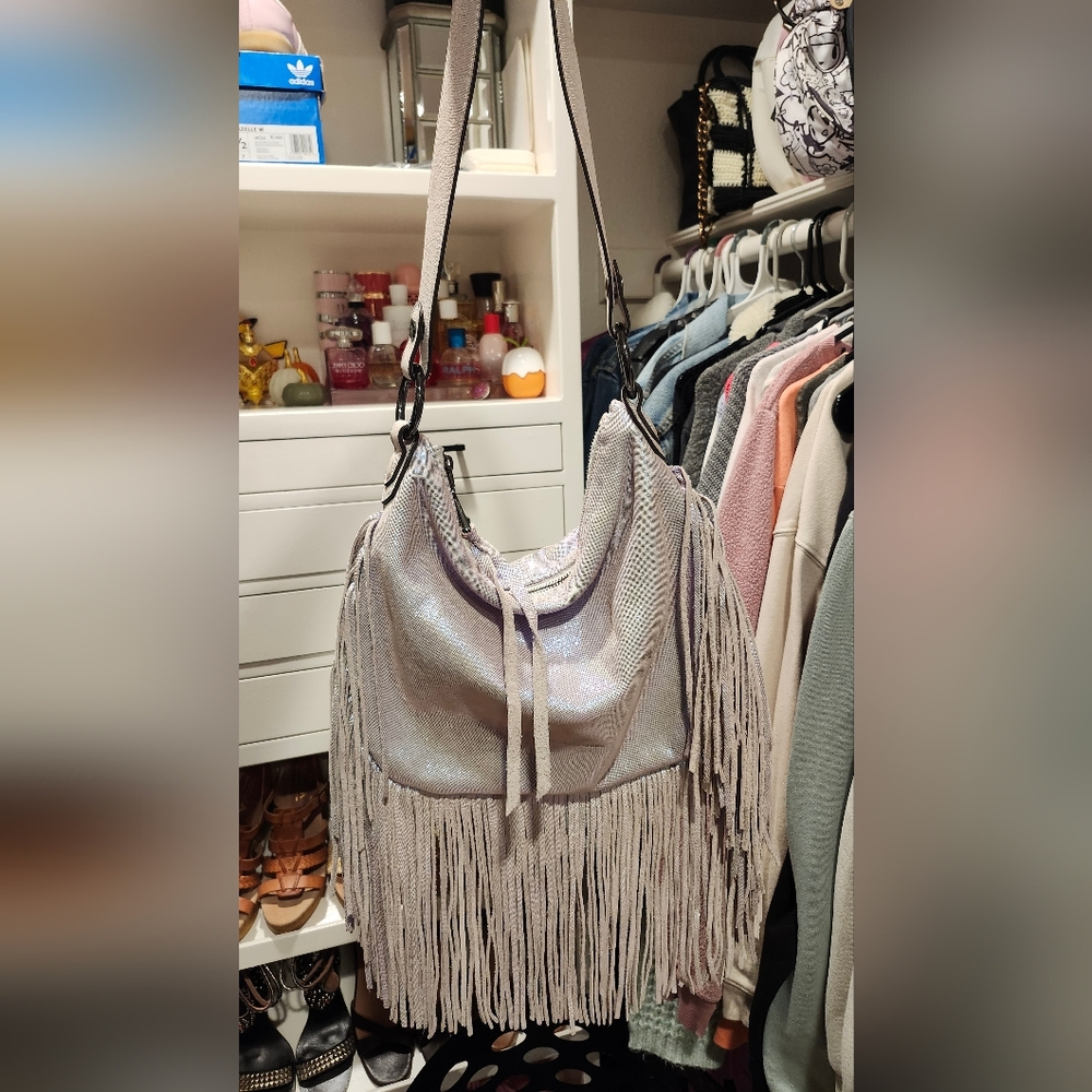 Aimee Kestenberg Frindge Leather Shimmer Bag